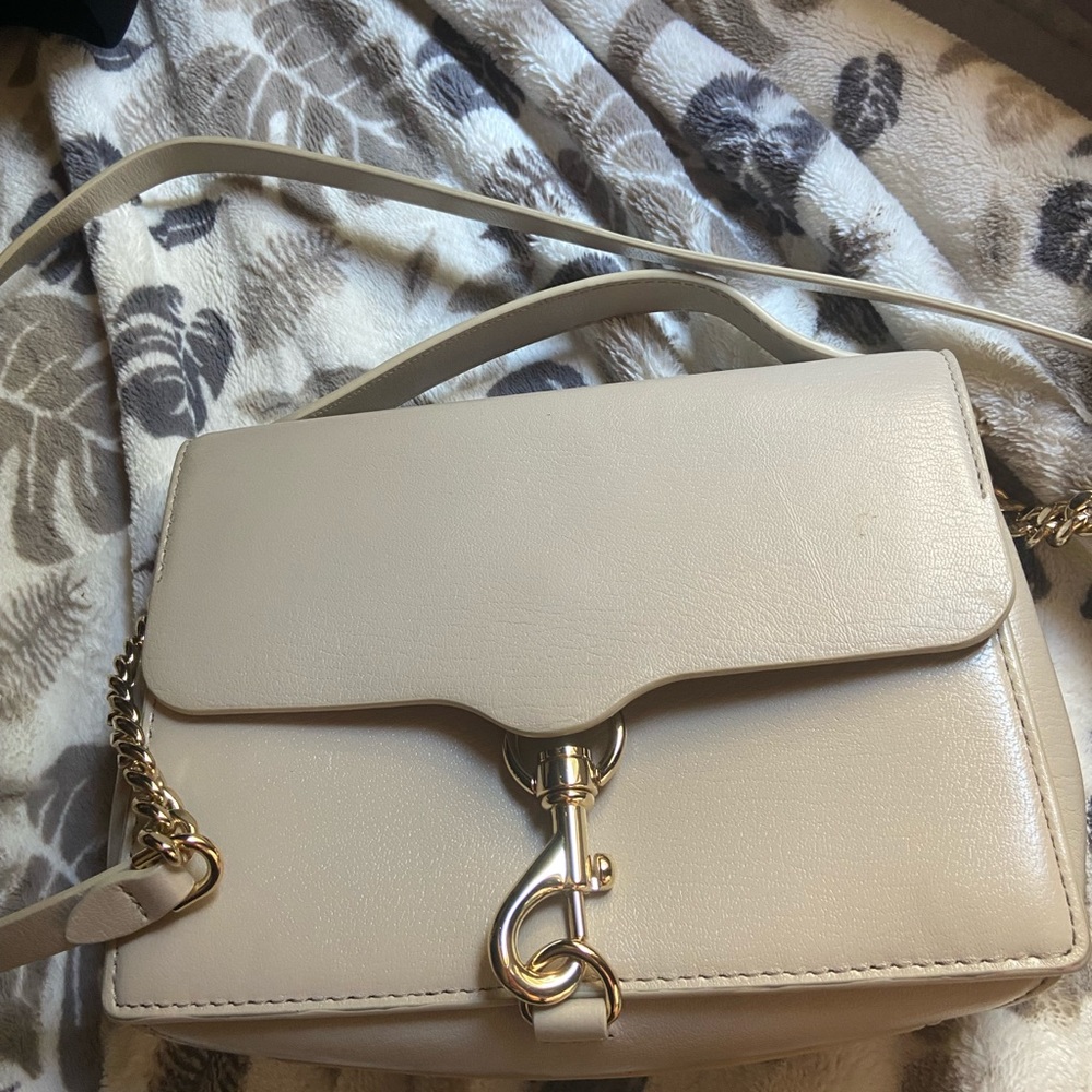 Rebecca Minkoff Stella Top Handle Crossbody Tahini